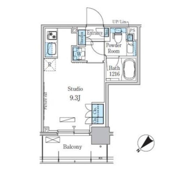パークアクシス押上テラス 902号室 間取り