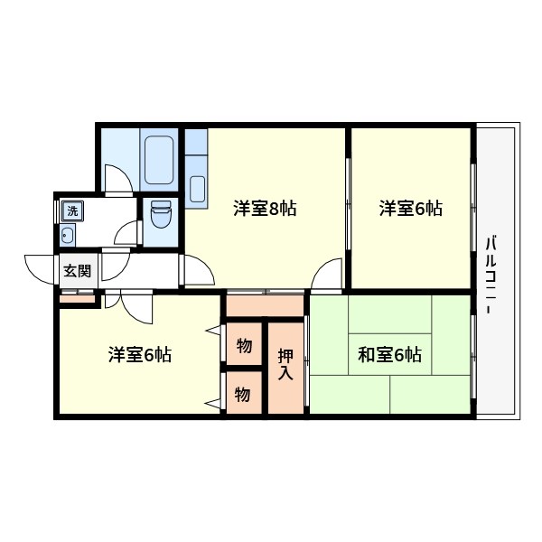 パークヒル東和 間取り