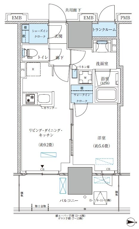 パークアクシス西大島コンフォートスクエア 間取り