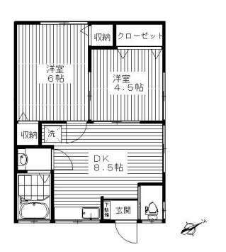 大川荘  間取り