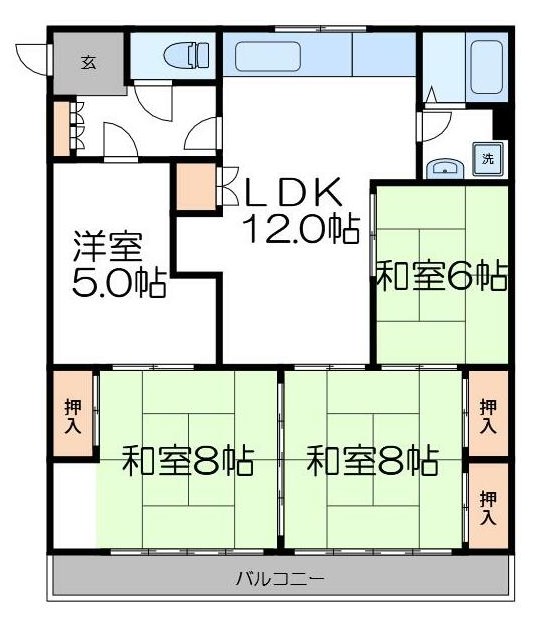 鈴木ハイツ 間取り