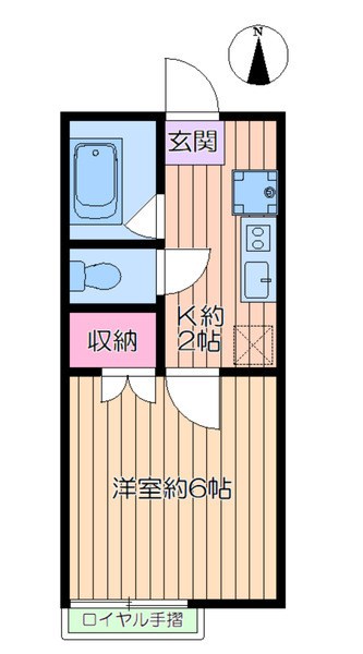 シャンブル春江Ⅴ 間取り