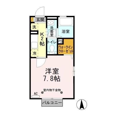 Park Clair Ⅱ（パーククレール） 間取り