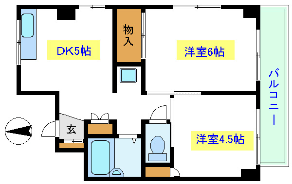 木場コーポラス 間取り