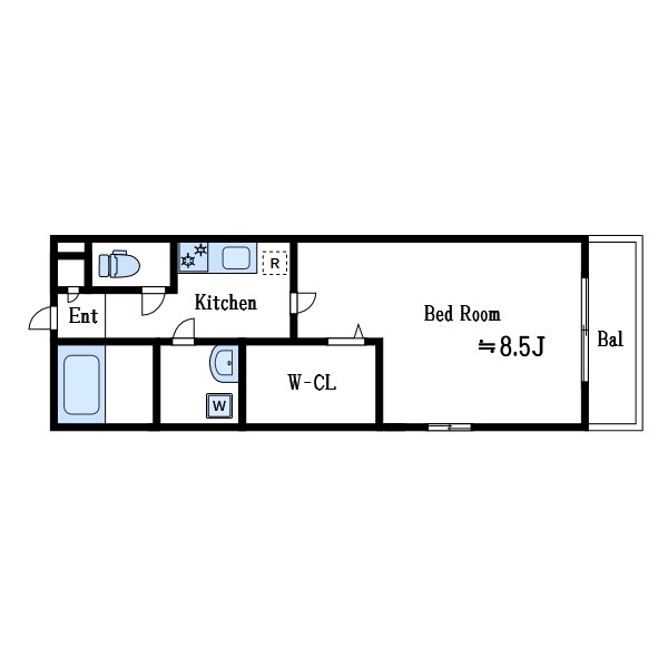 リブリ・ゆうや 間取り