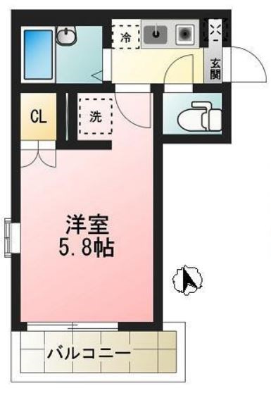 Glanz町屋アネックス   間取り