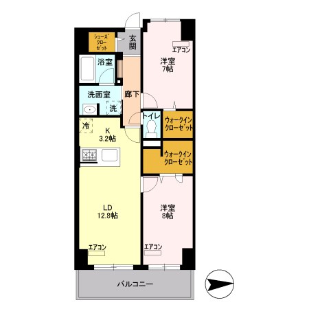 ロイヤルパークスシーサー 間取り