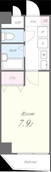 クレセント小台  間取り