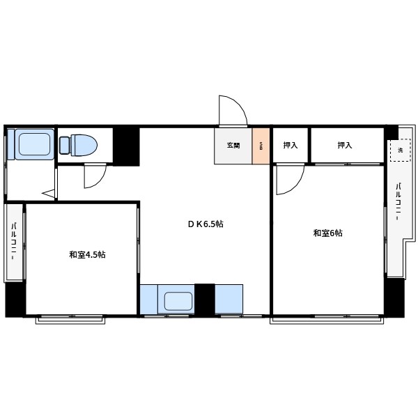 竜一ビル 間取り