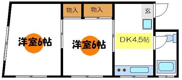 サンケイビル   間取り