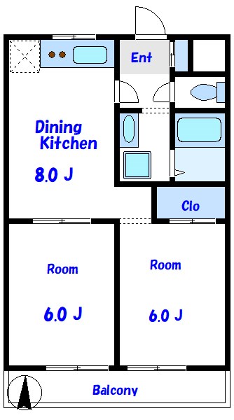 ドミール325  間取り図