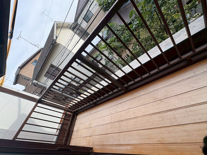 松原貸家 ベランダ