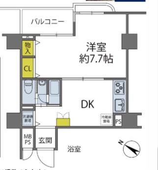 シティハイツ三ノ輪 間取り図