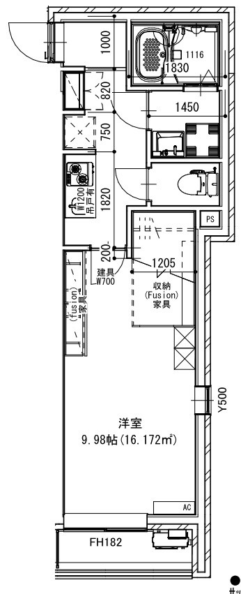 宮内サンハイツ本木2  間取り