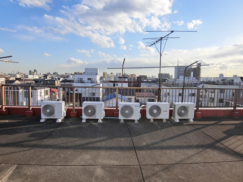 レジデンス豊 ベランダ