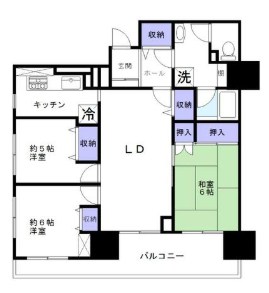 プリメール柳島  間取り図