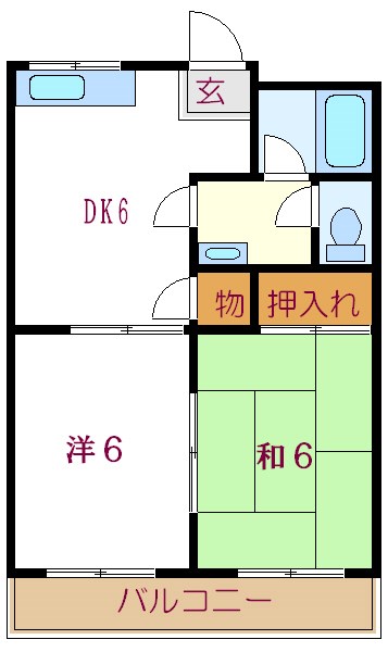市川第２マンション 間取り