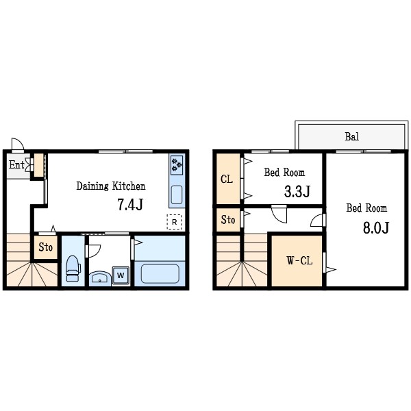仮称西瑞江戸建 間取り
