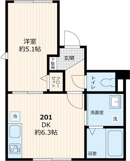 仮称デルソル千住Ⅱ 間取り