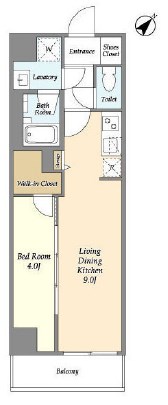 グランカーサ西葛西 207号室 間取り