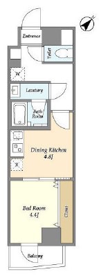 グランカーサ西葛西 404号室 間取り