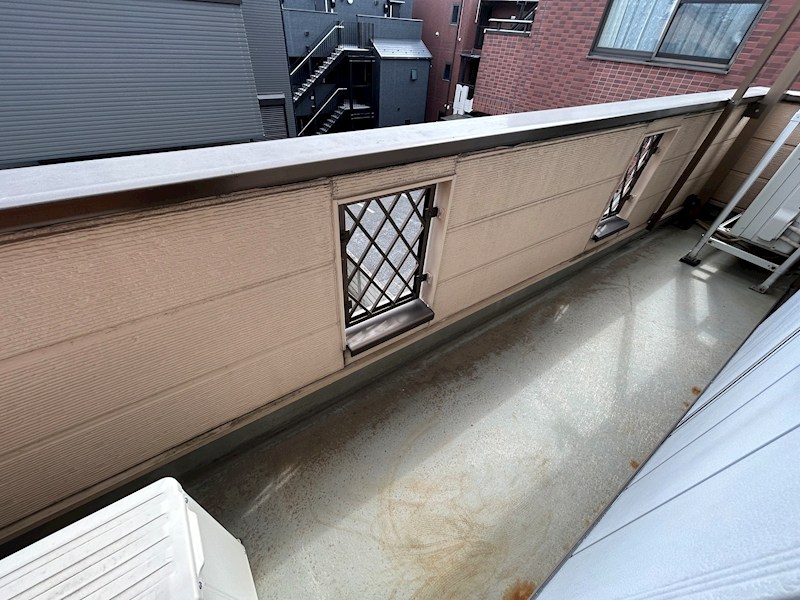 伊福貸家 ベランダ