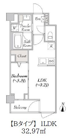 ルミーク北千住 間取り