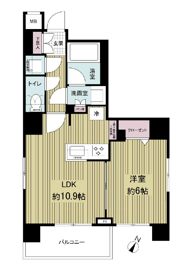 西日暮里フラッツ 間取り図