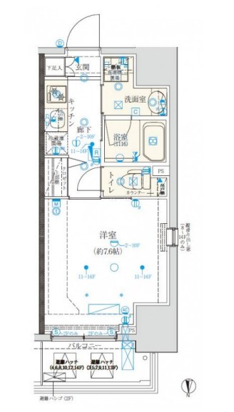 クレイシア門前仲町 間取り