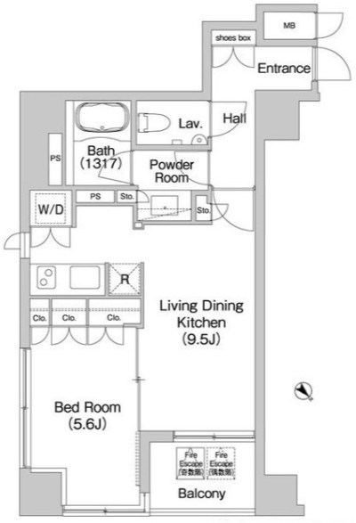 コンフォリア日本橋人形町ノース 間取り