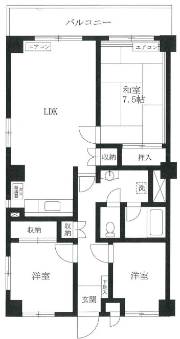 ソフトタウン小島町 316号室 間取り
