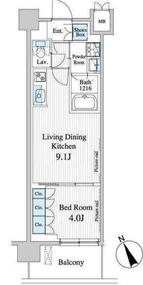 プレノ清澄庭園 間取り