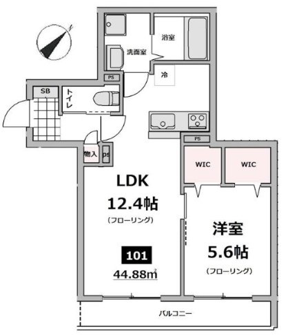 仮称）メゾン・ド・ソレイユ 間取り