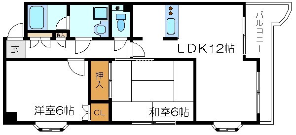 クレール篠崎 間取り