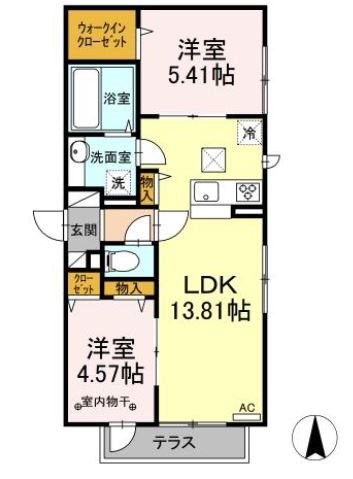 アンソレイエ 間取り