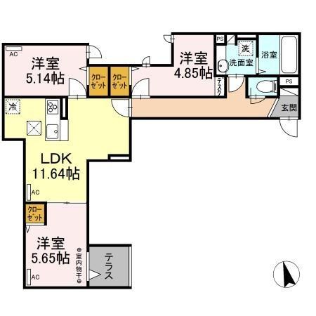 アヴァンス豊島   間取り