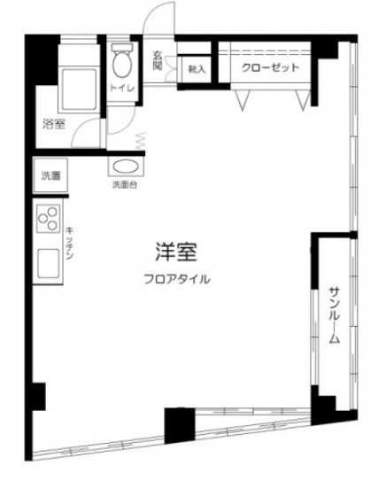 蛎殻町団地 間取り