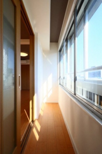 蛎殻町団地 ベランダ