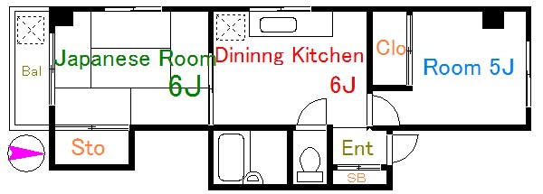 メゾンドアサカ 間取り