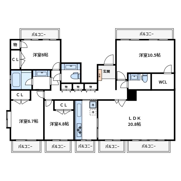 グランドコート 間取り