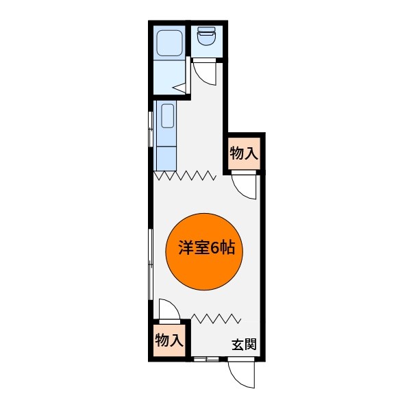 田中コーポ  間取り