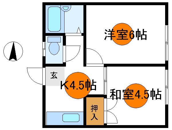 岩井マンション 間取り図