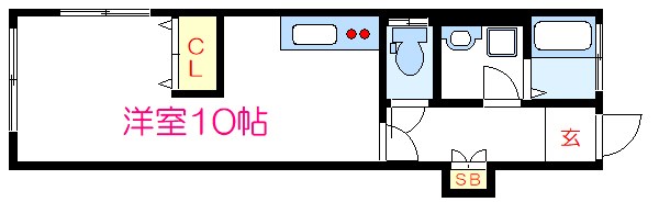 金龍荘 間取り図