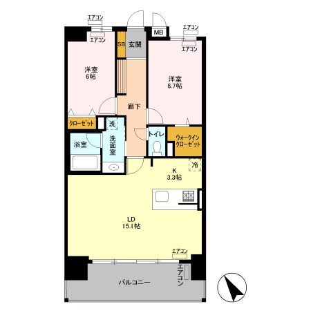 ロイヤルパークスリバーサイド 間取り