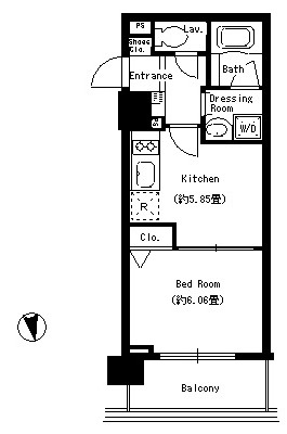 パークキューブ上野  間取り