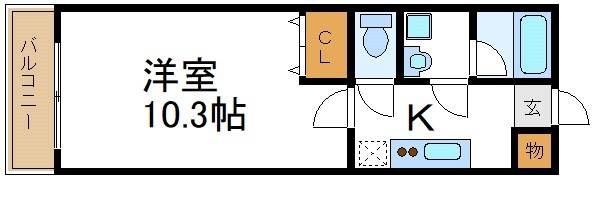 トライアングル綾瀬 間取り