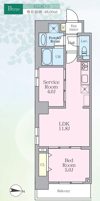 ロレーヌ東陽 間取り図