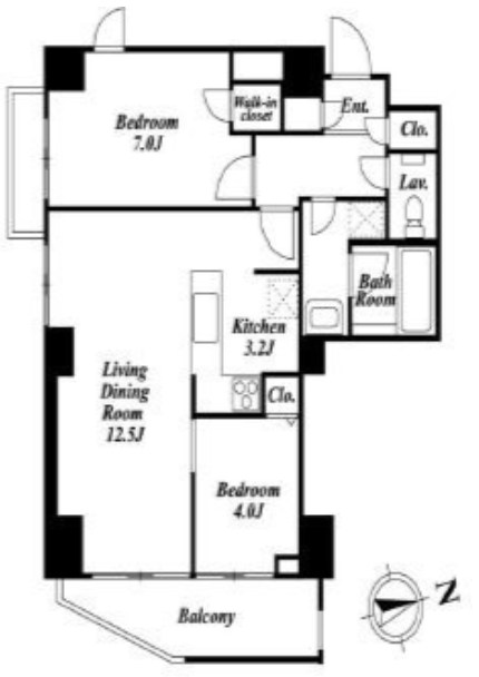 ダイアパレス蔵前 間取り