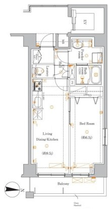 シャルム亀戸 間取り図