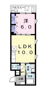 ヴェルヴェーヌ  間取り